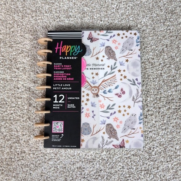 Happy Planner Baby's First Year Layout Little Moments Undated 12 Month - Picture 1 of 5